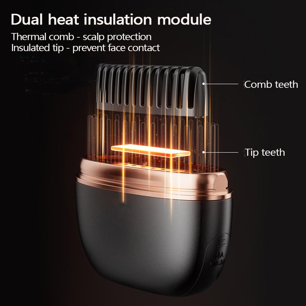 Portable Mini Hair Straightener Comb