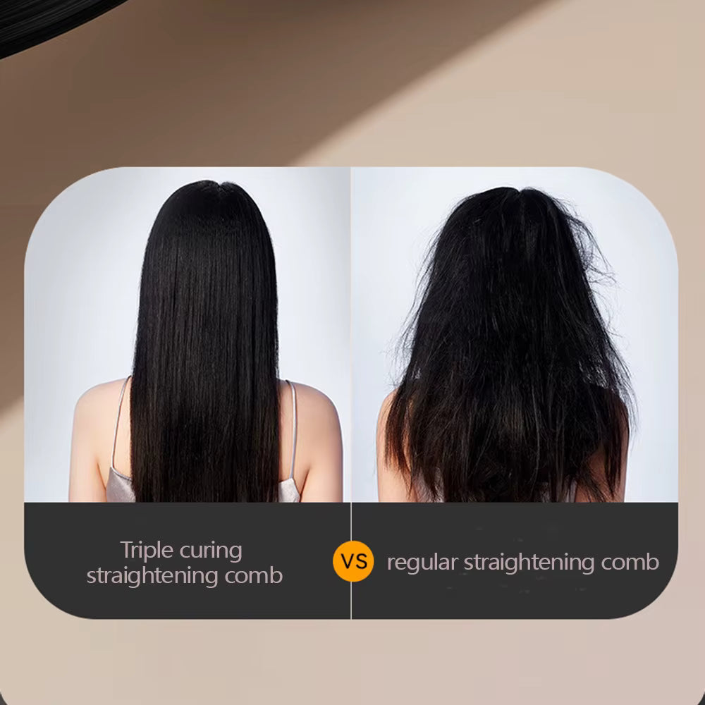 Portable Mini Hair Straightener Comb